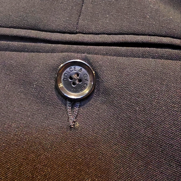 Dolce & Gabbana, Low rise Straight leg Wool Trouser Pants (Italian Size 40/US 4) - Picture 9 of 16